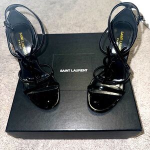 YSL Cassandra patent leather heels size 36